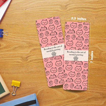 Cat Lover Laminated Bookmark Bundle