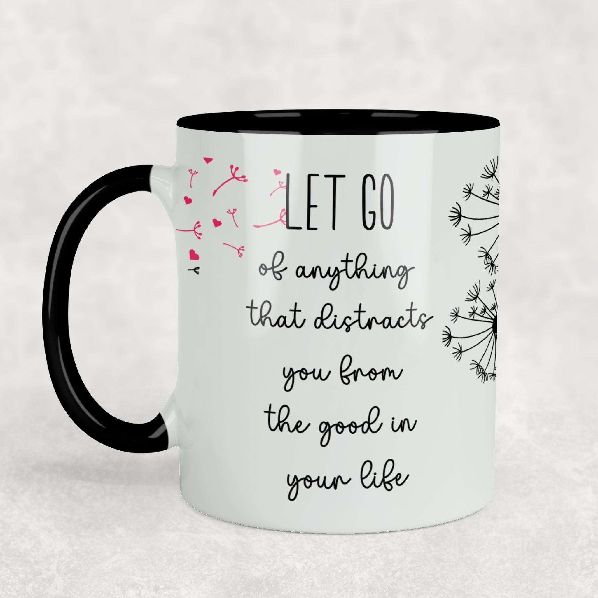 Let Go Colorful Ceramic Mug