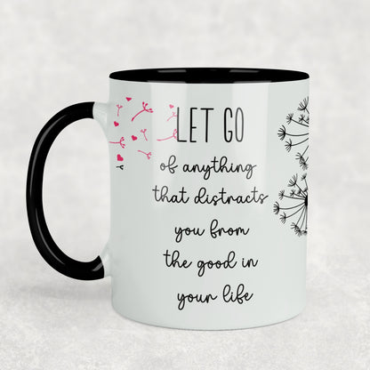 Let Go Colorful Ceramic Mug