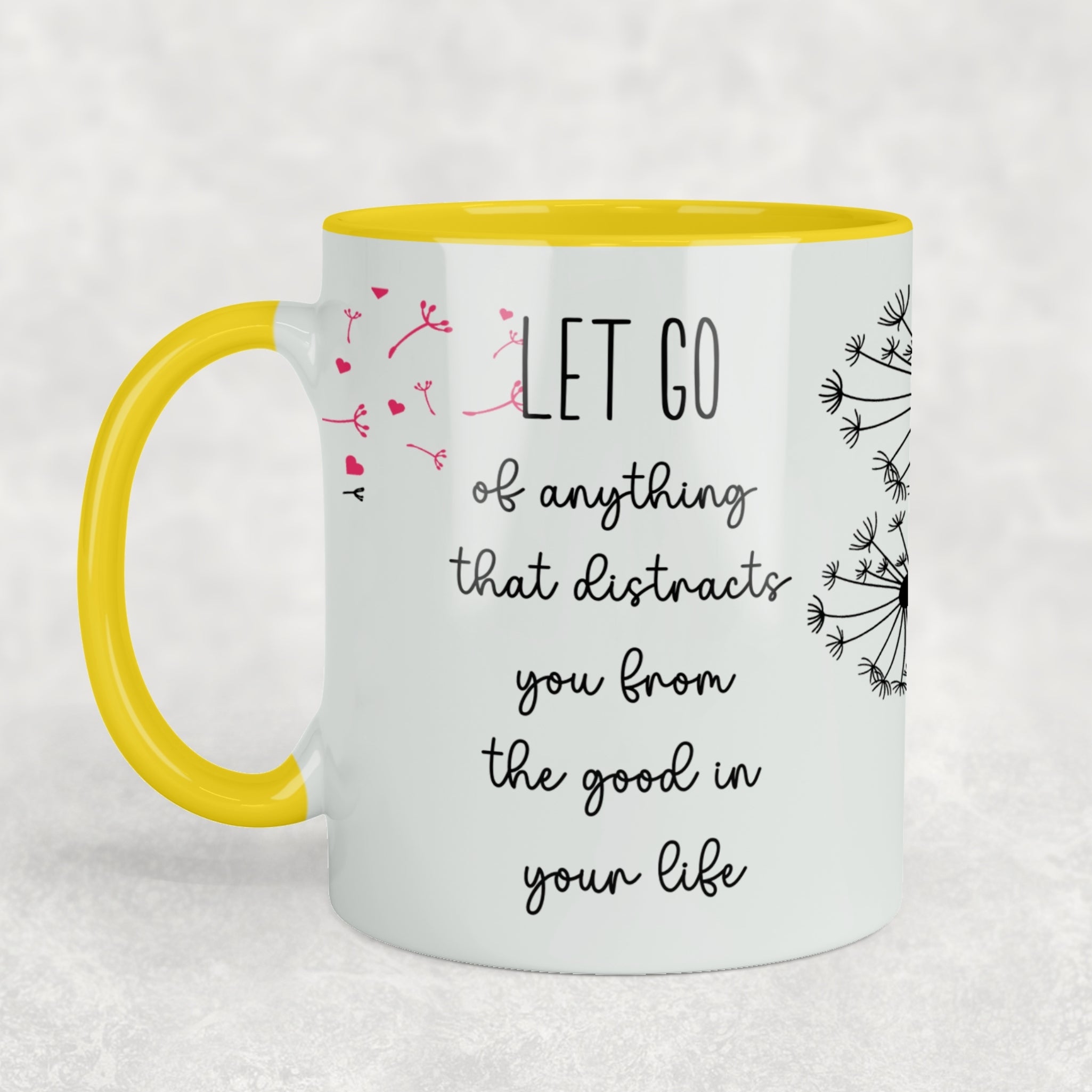 Let Go Colorful Ceramic Mug