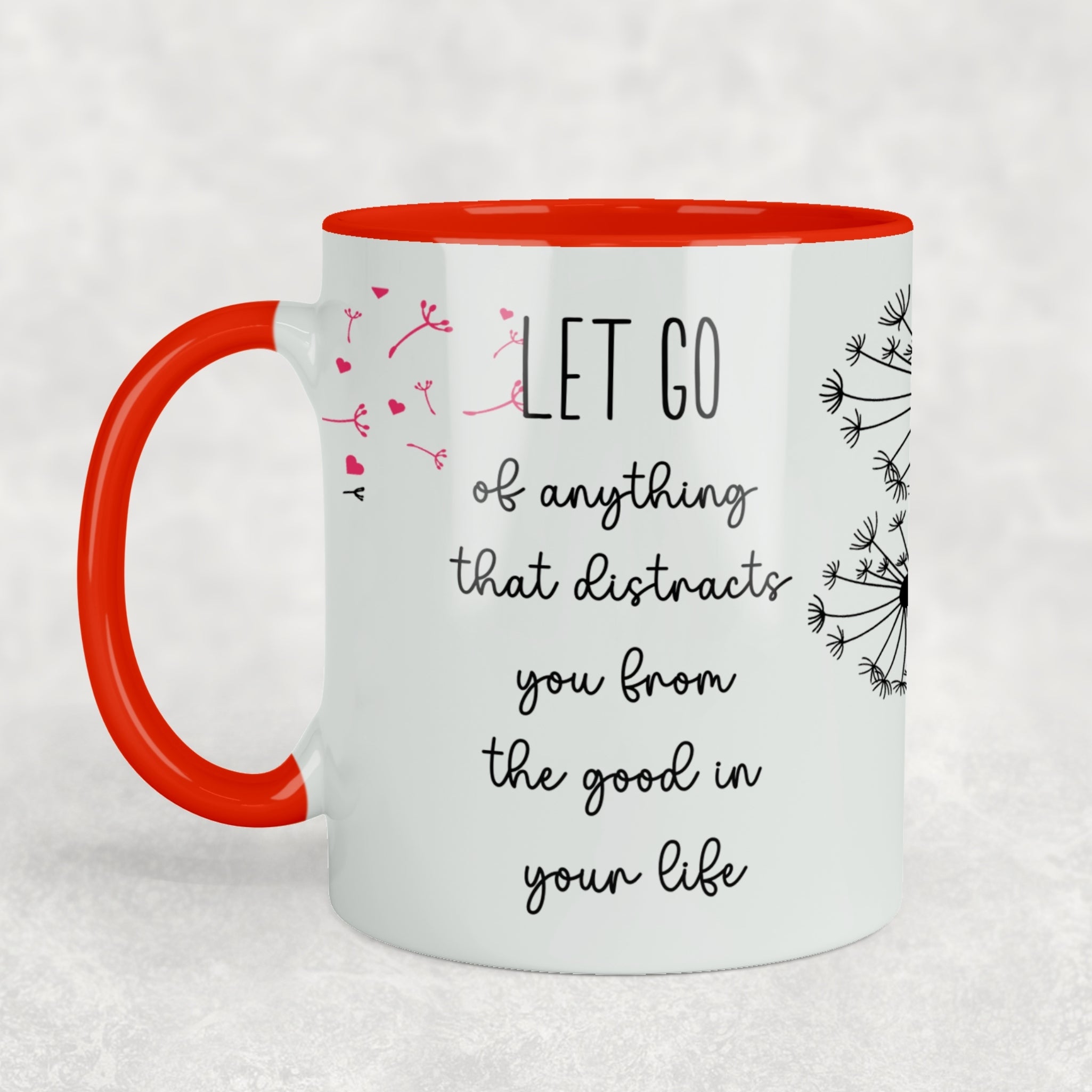 Let Go Colorful Ceramic Mug