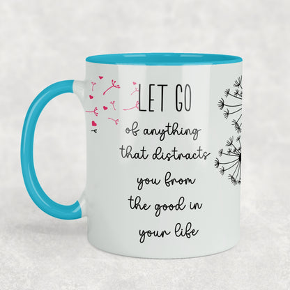 Let Go Colorful Ceramic Mug
