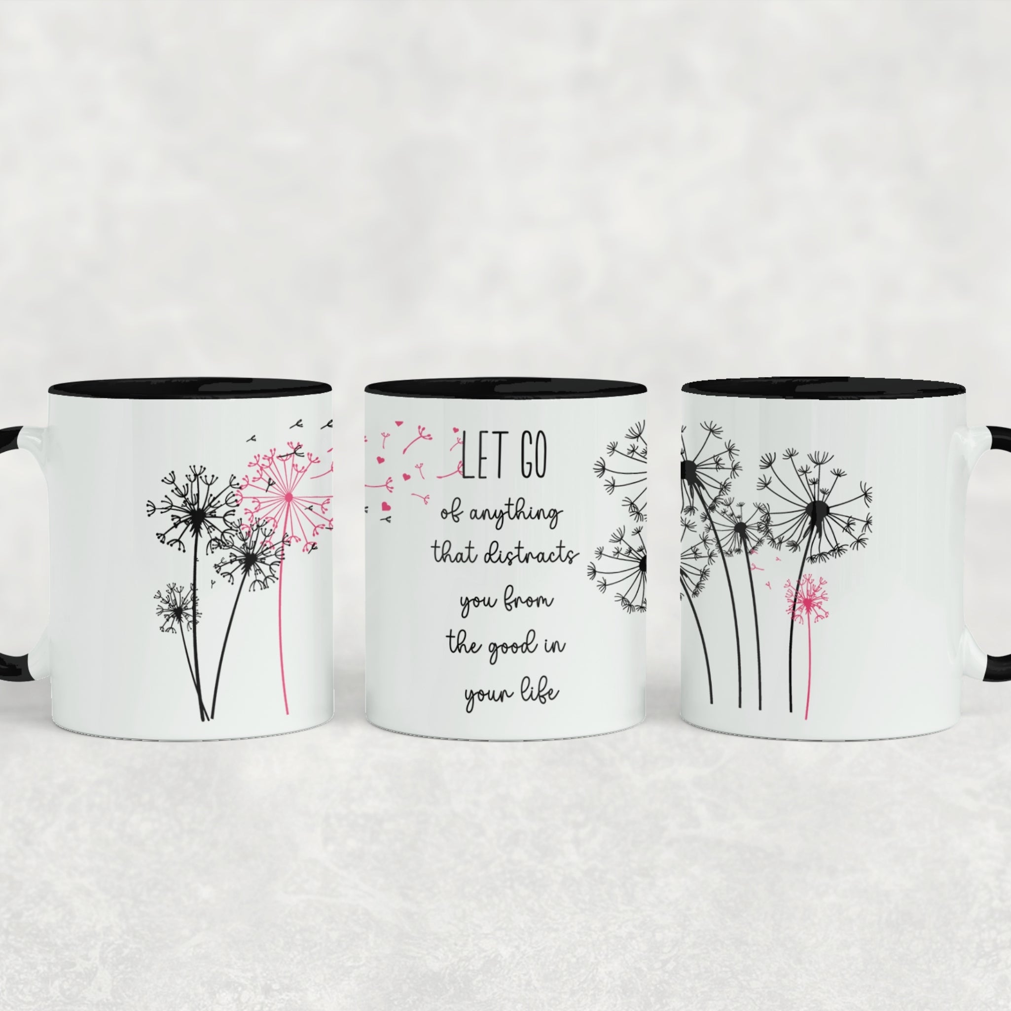 Let Go Colorful Ceramic Mug