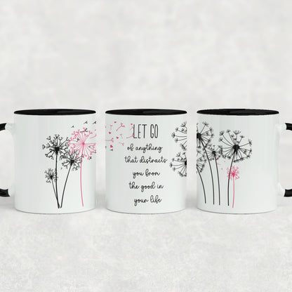Let Go Colorful Ceramic Mug