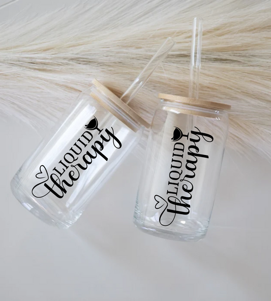 Liquid Therapy - Glass Tumbler