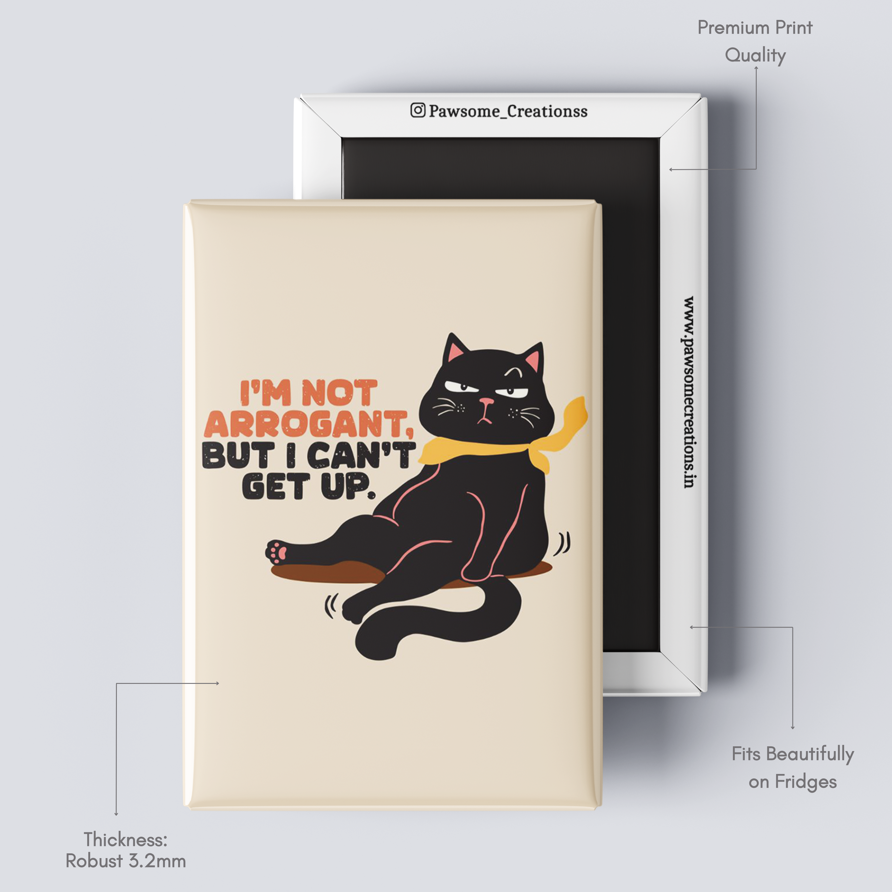 Tiny Chaos Fridge Magnet