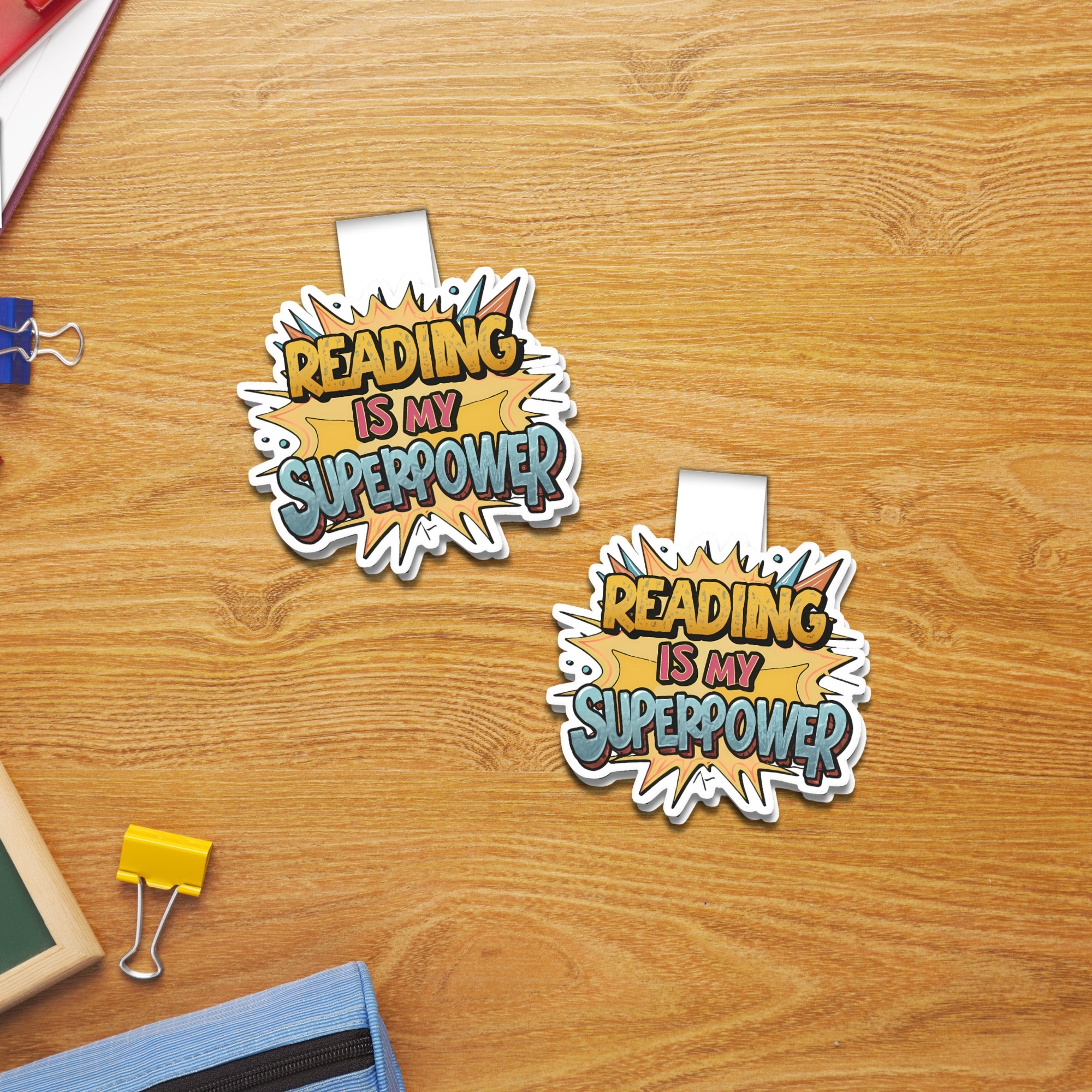 Reading Is My Super Power B Magnetic Bookmark