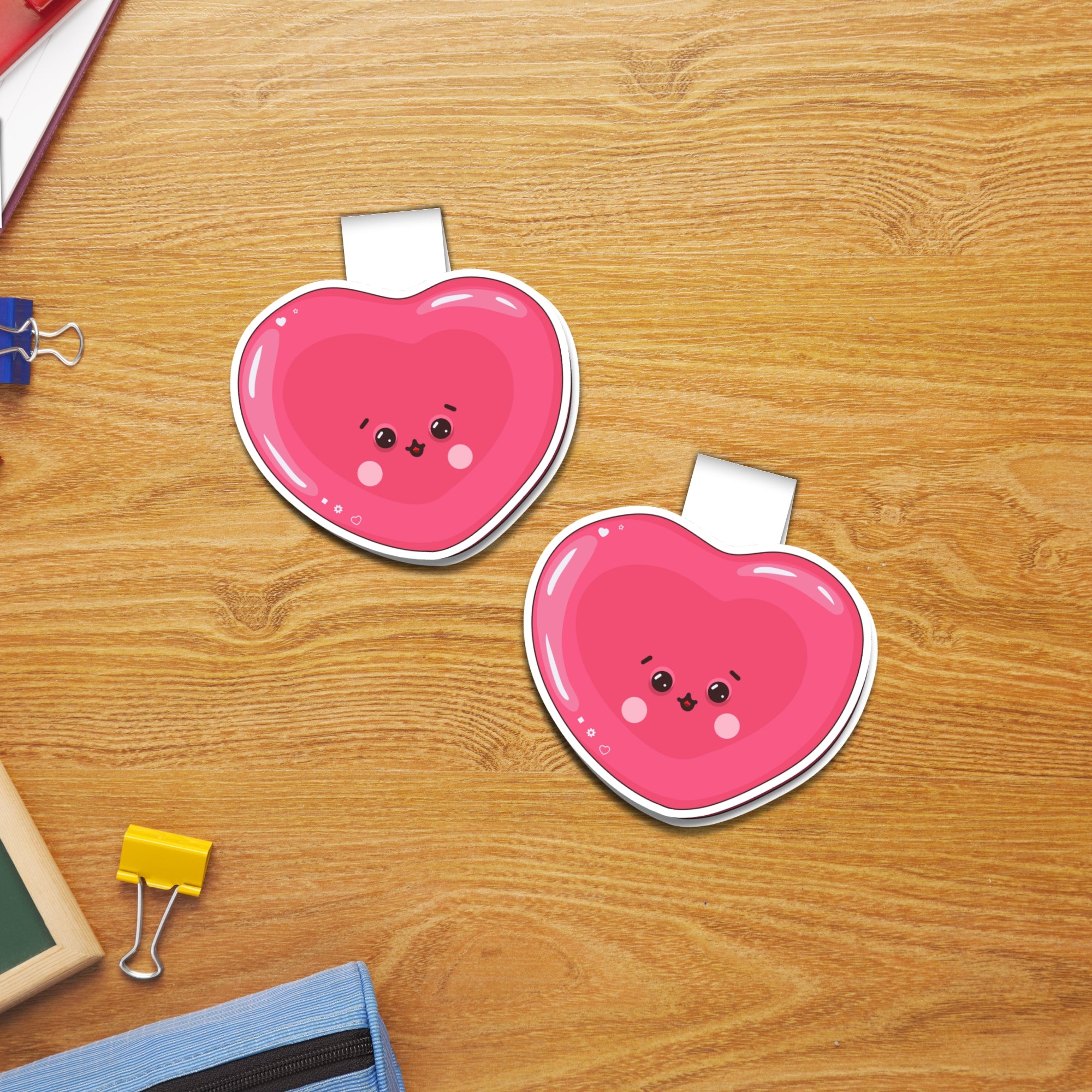 Kawai Heart Magnetic Bookmark