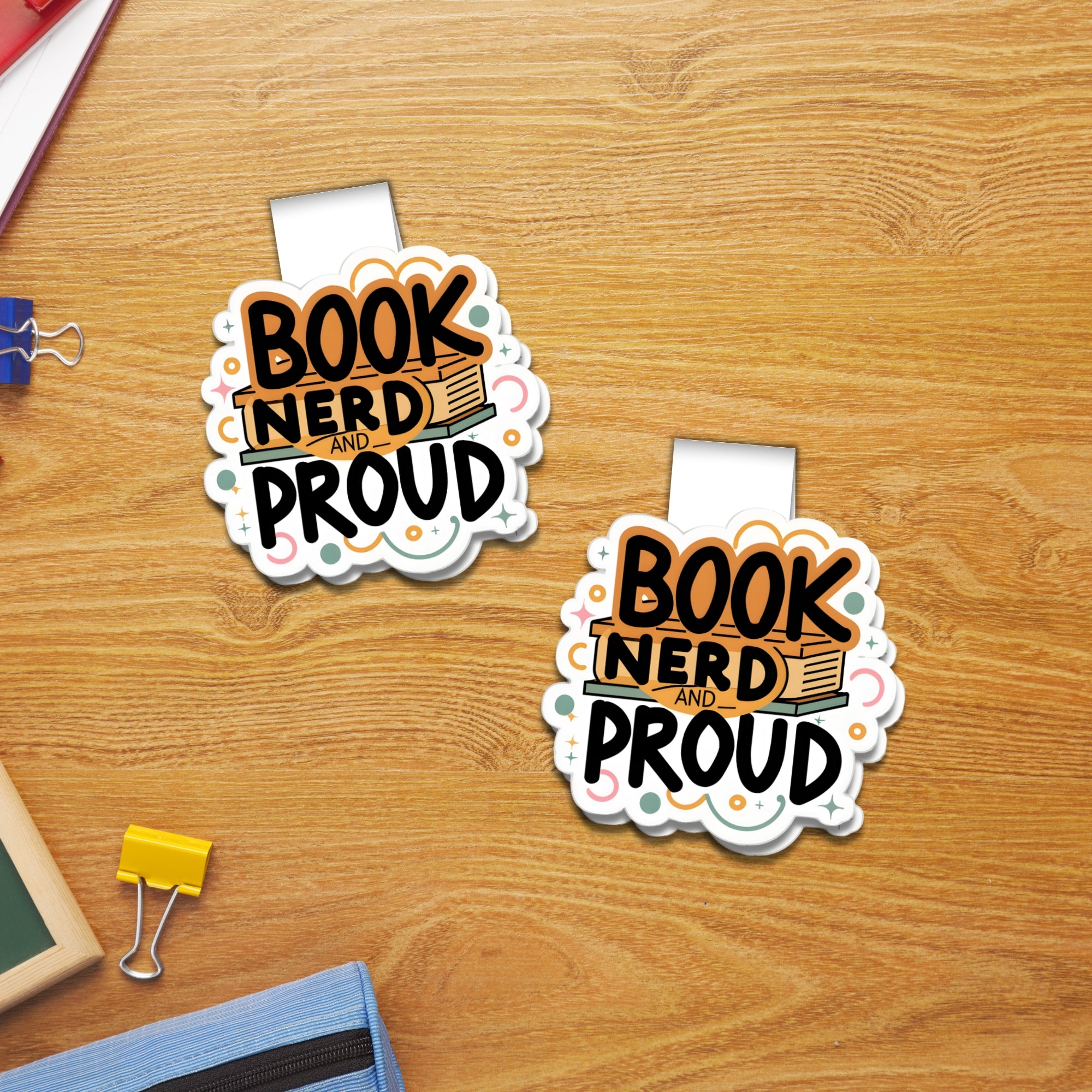 Book Nerd and Proud Magnetic Bookmark