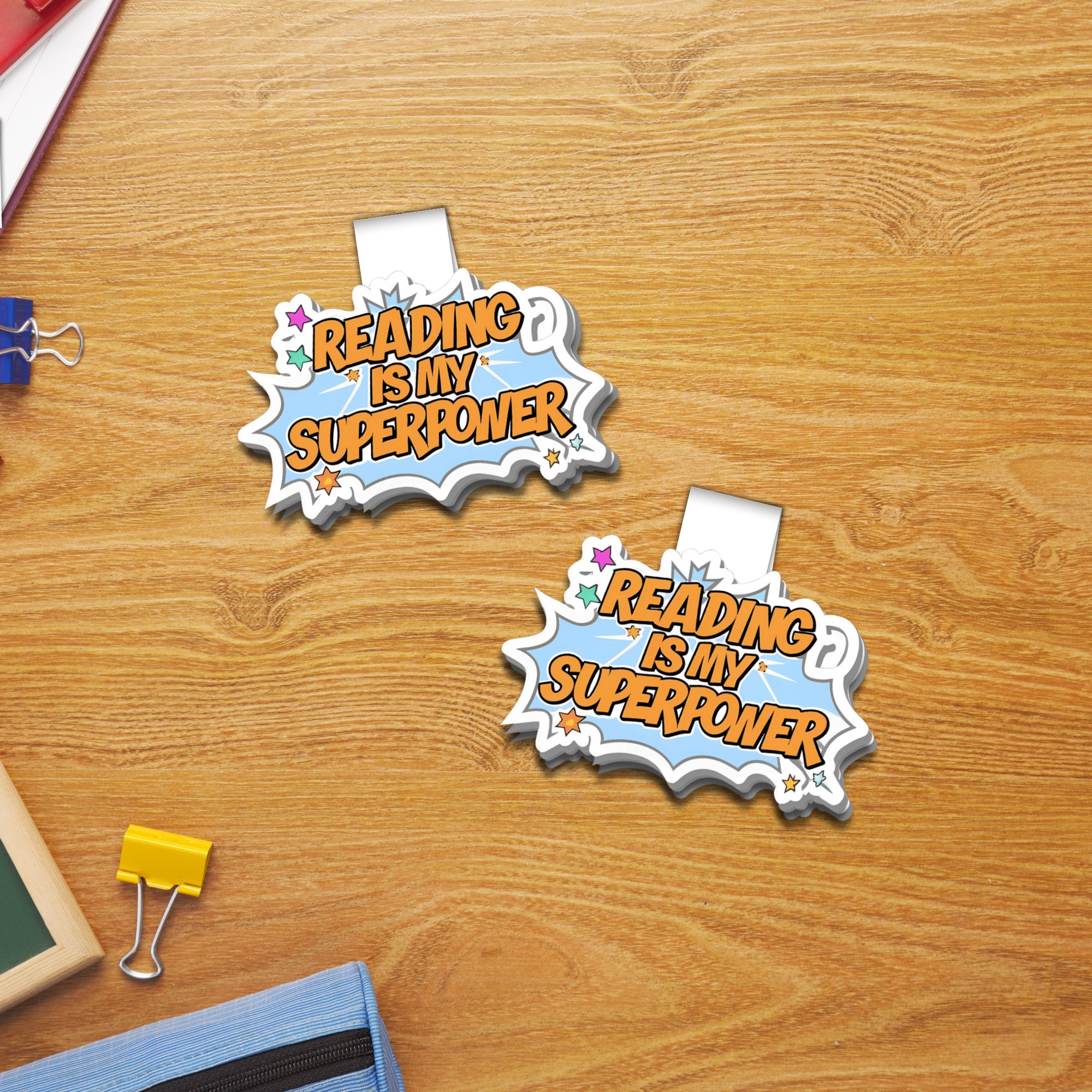 Reading Is My Superpower A Magnetic Bookmark