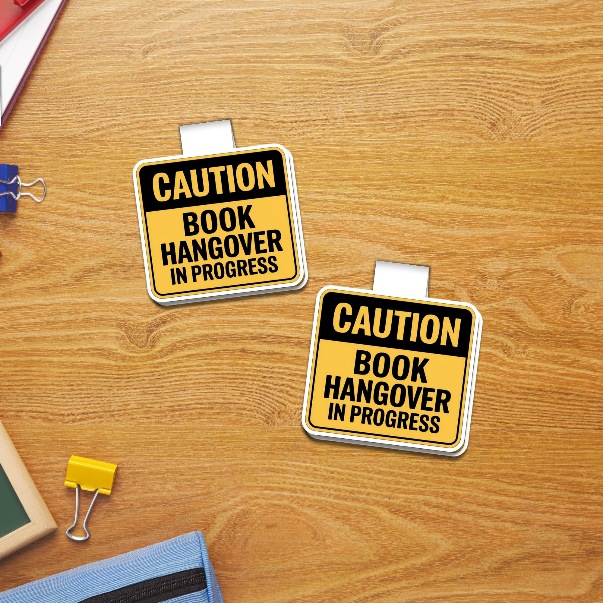 Book Hangover In Progress Magnetic Bookmark