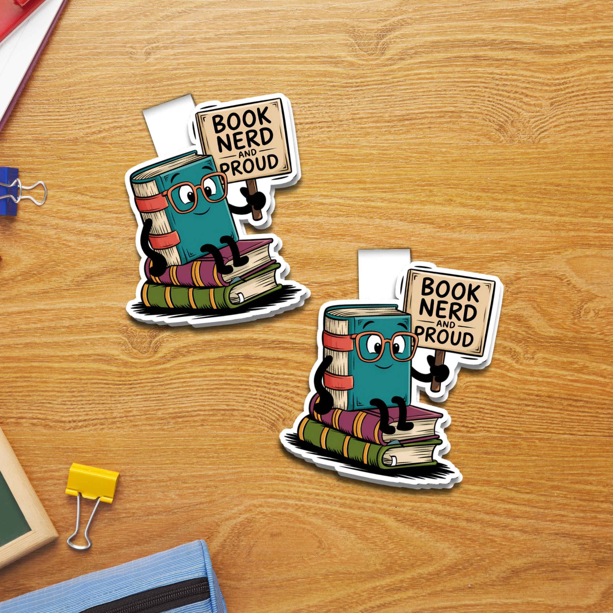 Proud Book Nerd Magnetic Bookmark