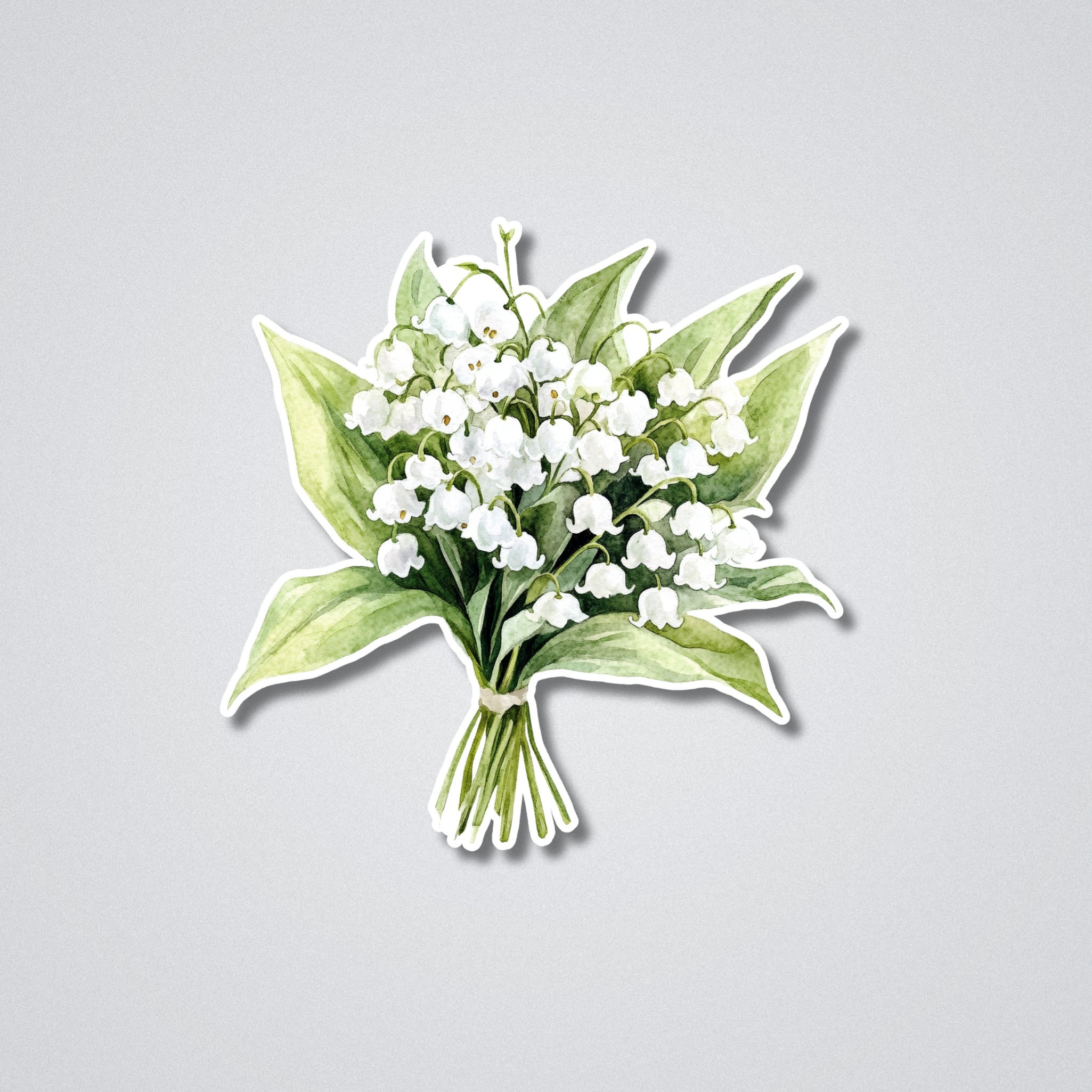 Lily - May Birth Month Flower Vinyl Waterproof Sticker