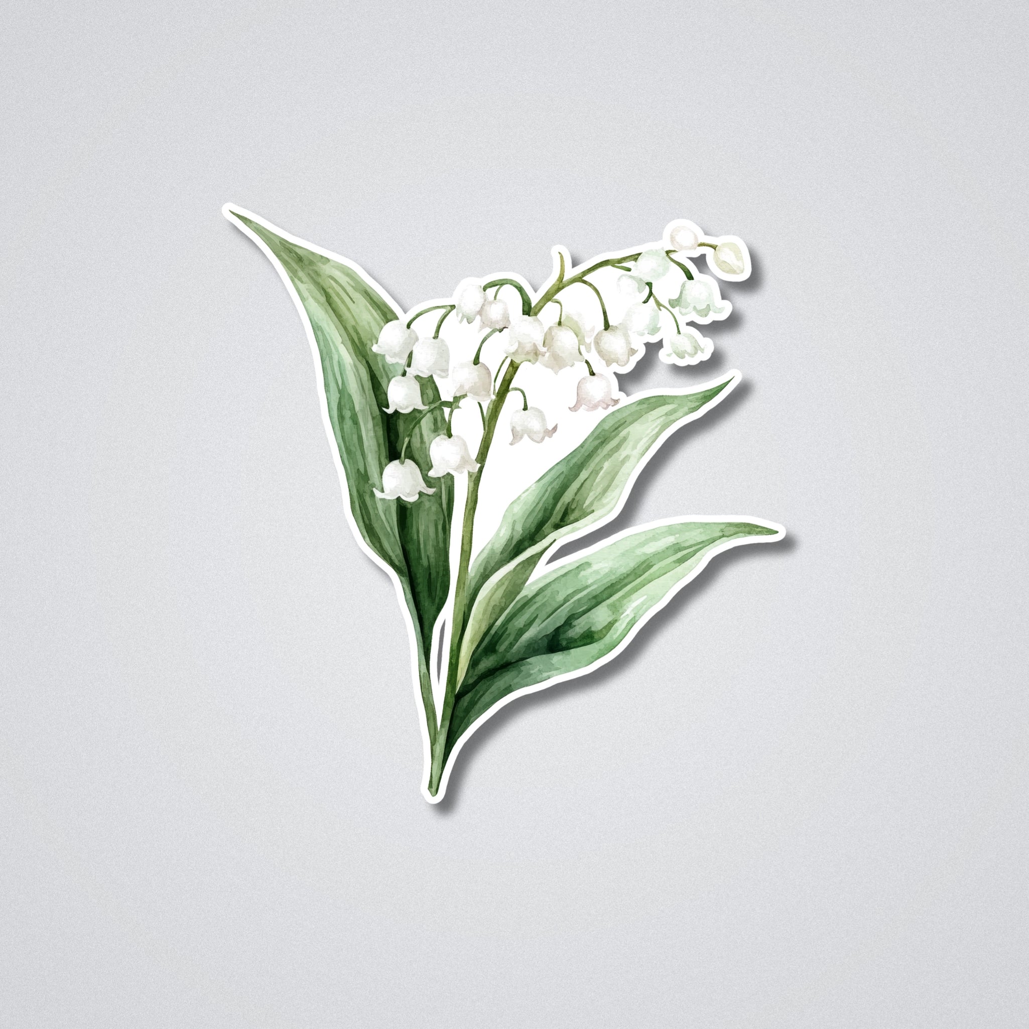 Lily - May Birth Month Flower Vinyl Waterproof Sticker