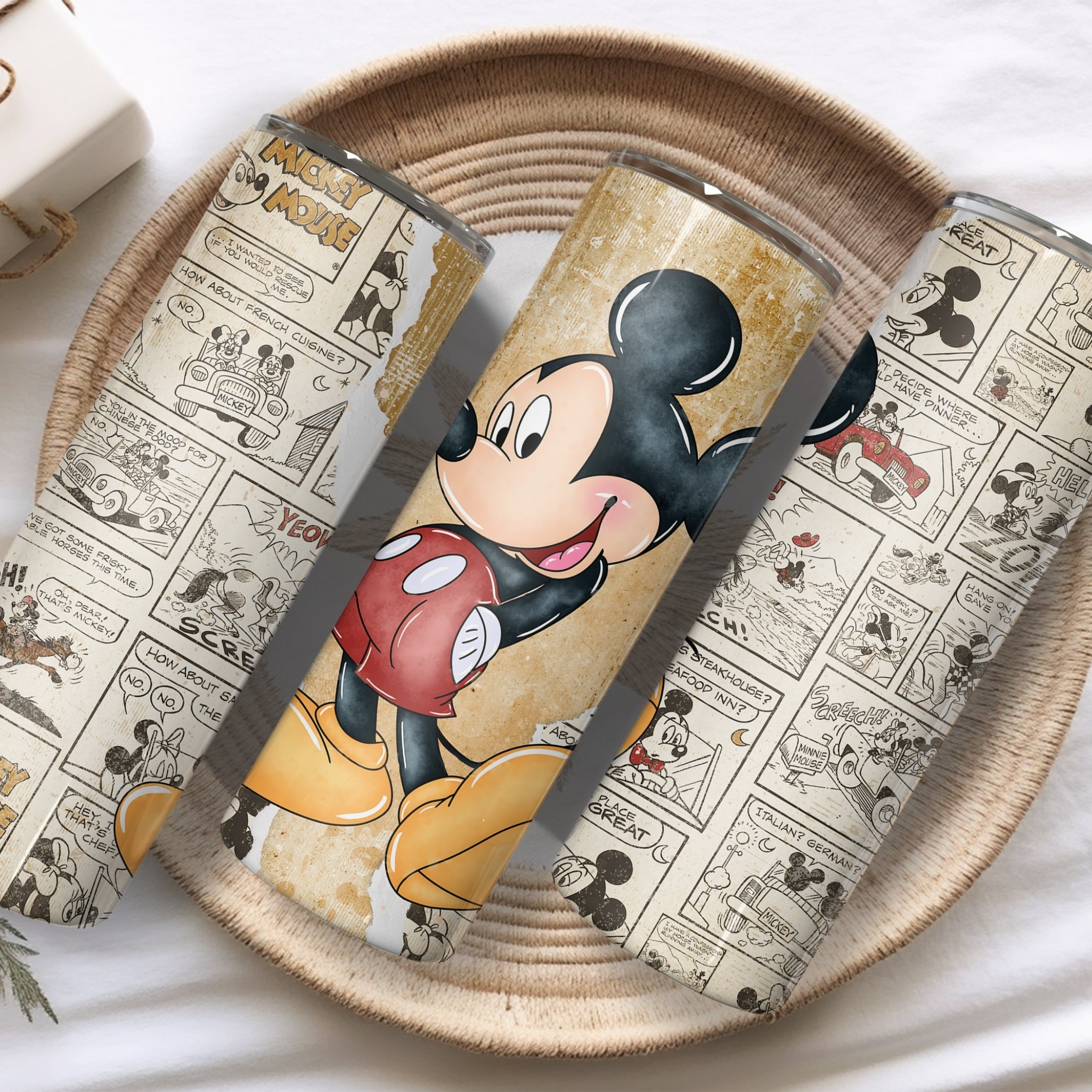 Mickey Mouse Themed Stainless Steel Vacuum Insulated Tumbler