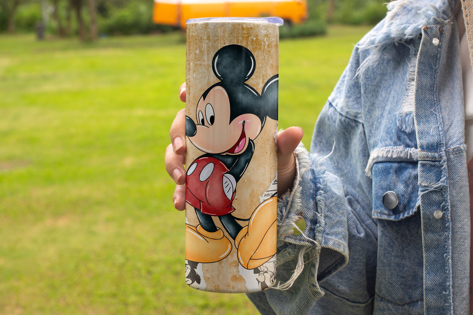 Mickey M Themed Stainless Steel Vacuum Insulated Tumbler