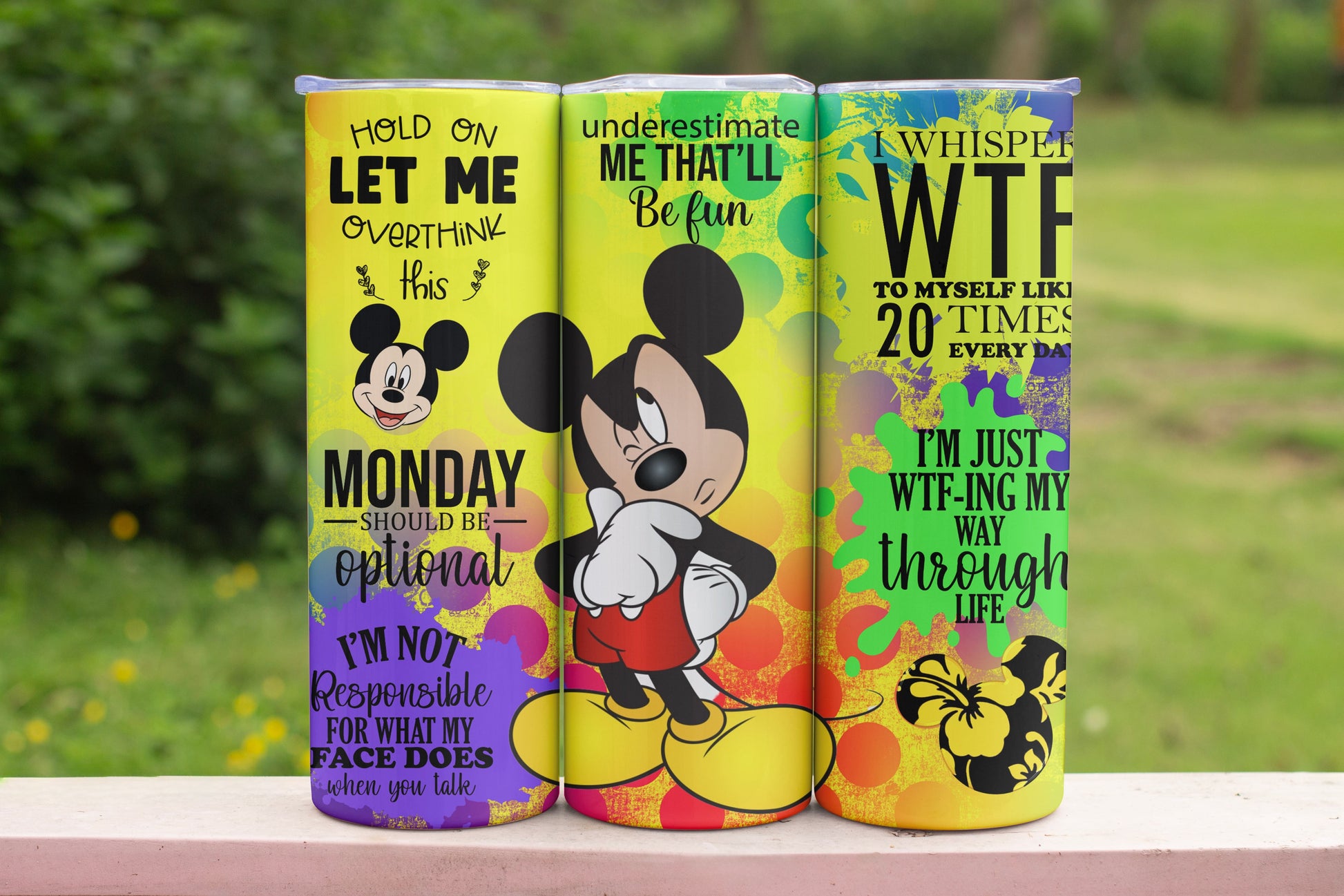 Mickey Themed Stainless Steel Vacuum Insulated Tumbler