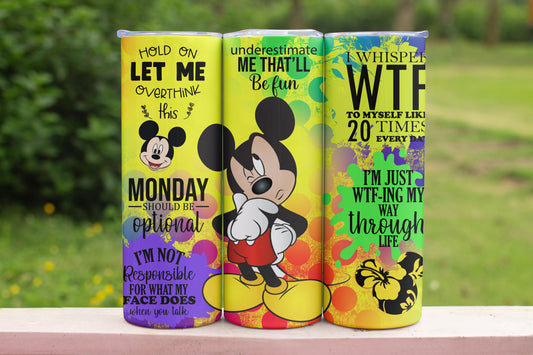 Mickey Themed Stainless Steel Vacuum Insulated Tumbler
