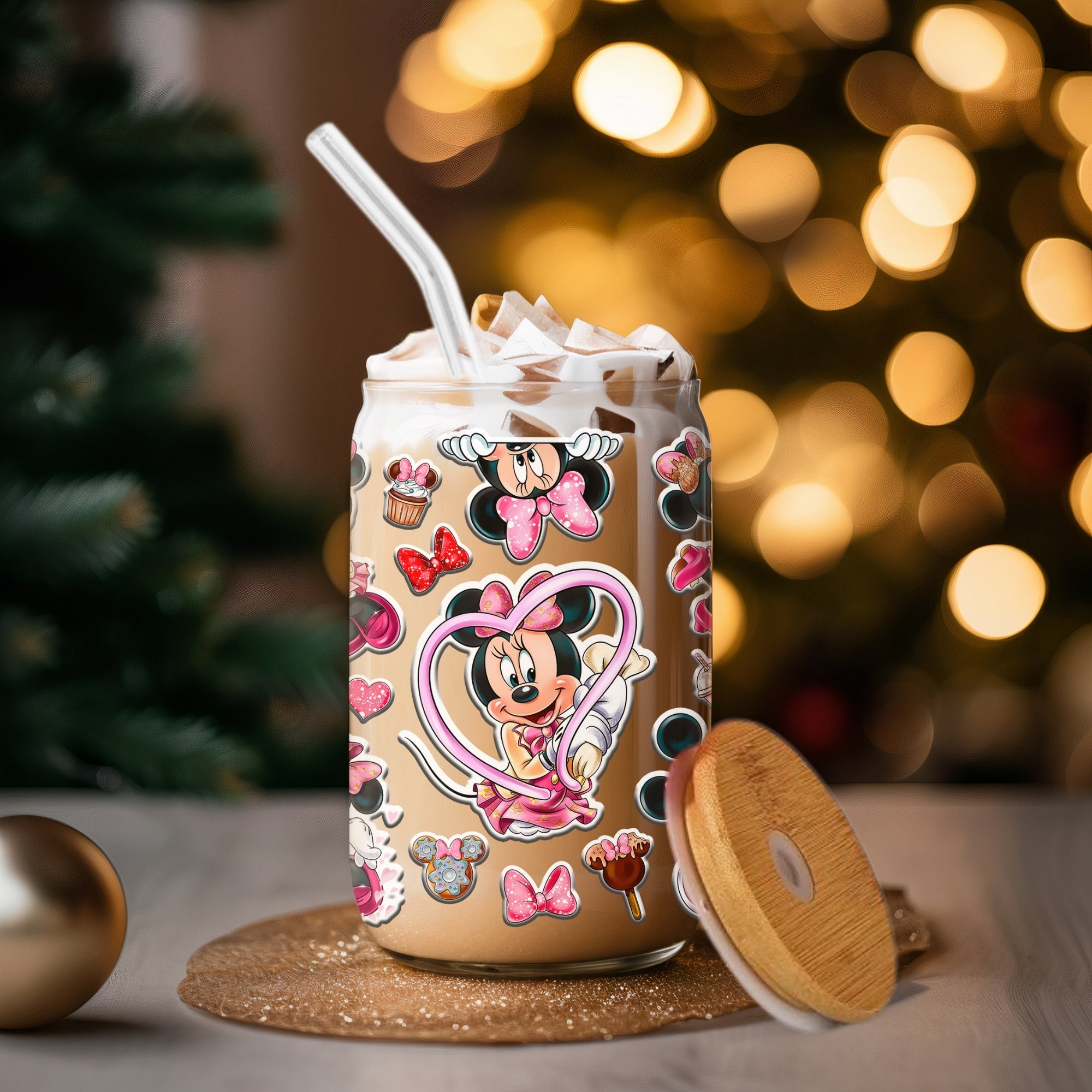 Minnie Mouse - Glass Tumbler