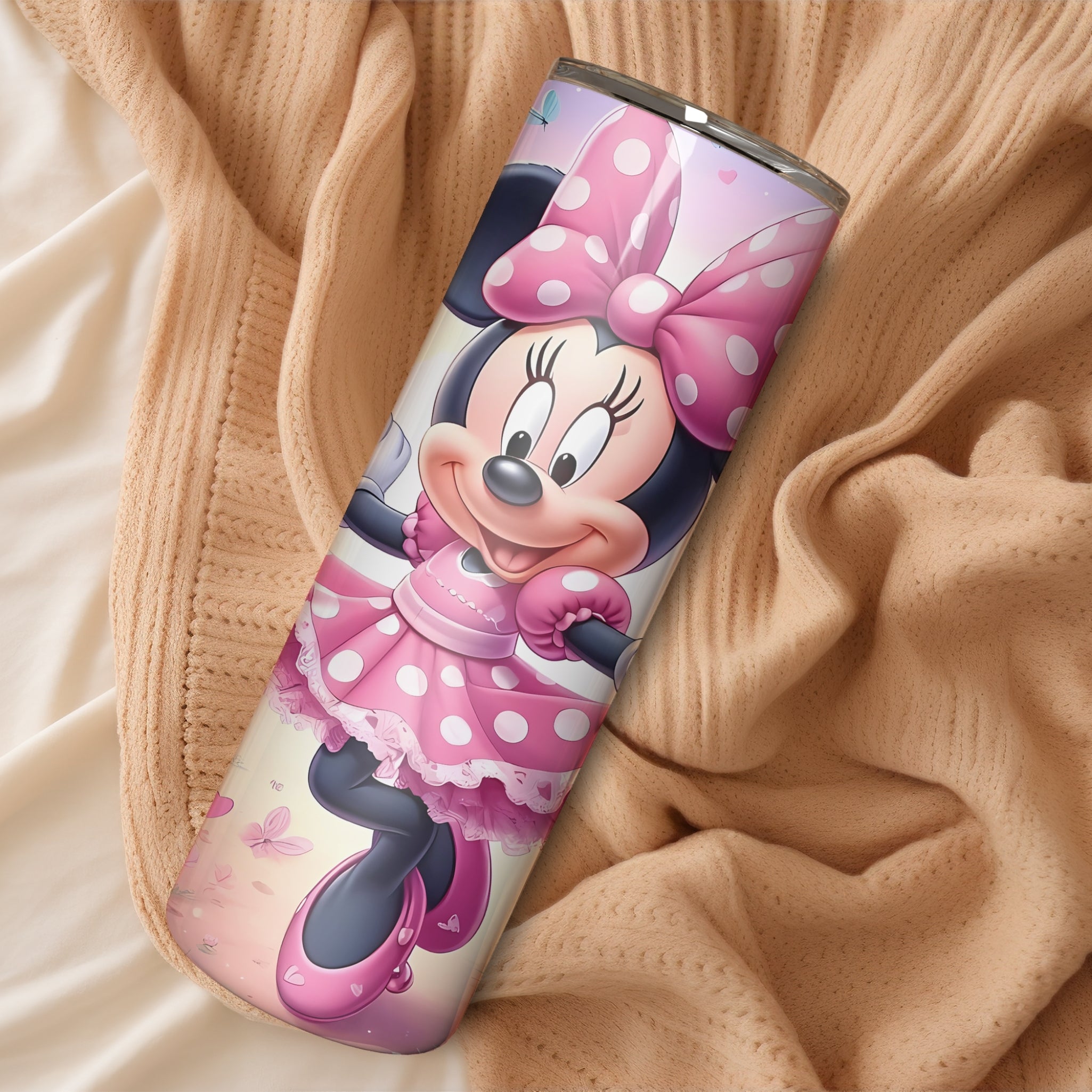 Minnie Mouse Themed Stainless Steel Vacuum Insulated Tumbler