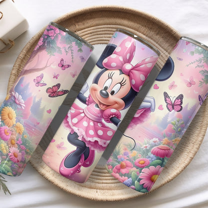 Minnie Mouse Themed Stainless Steel Vacuum Insulated Tumbler