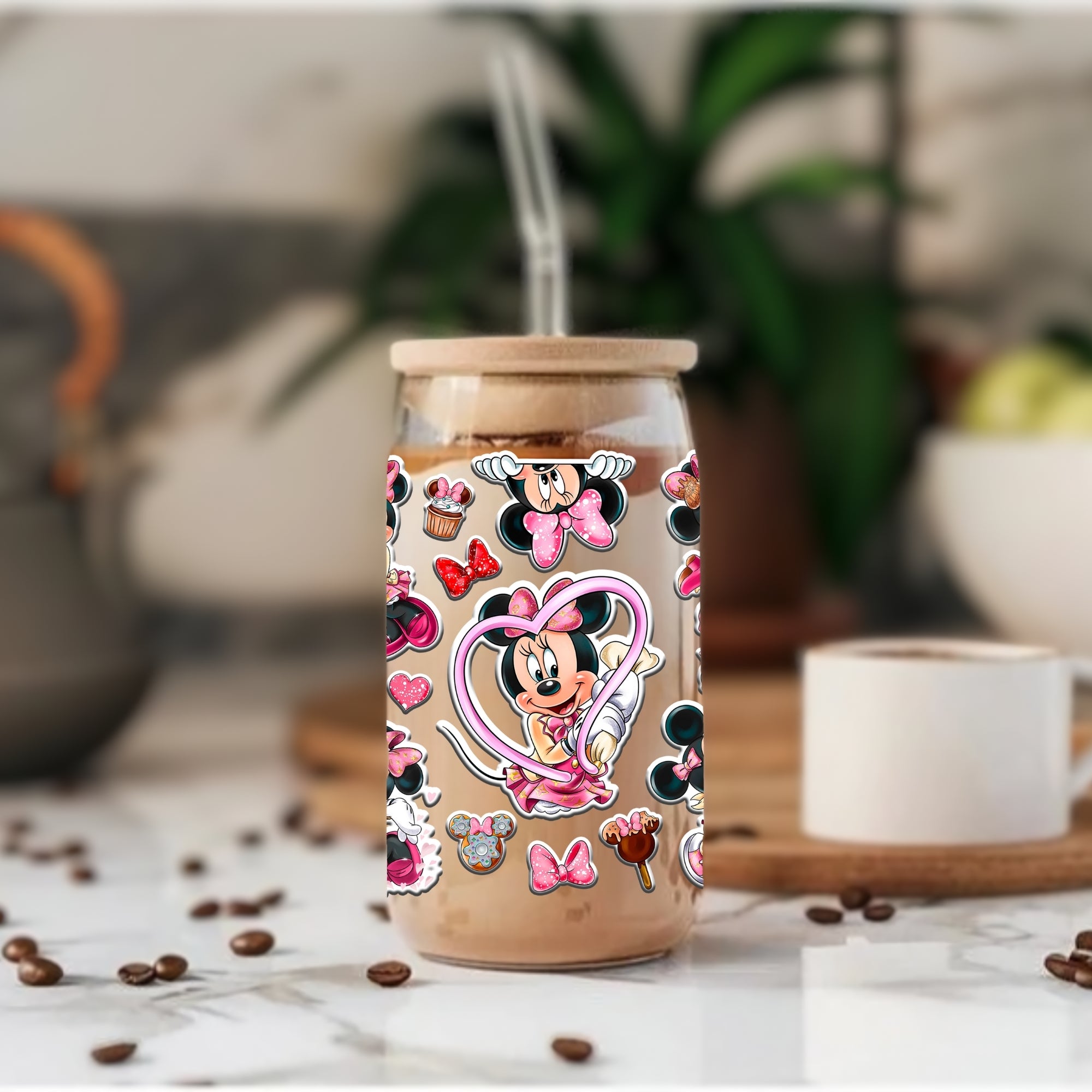 Minnie Mouse - Glass Tumbler