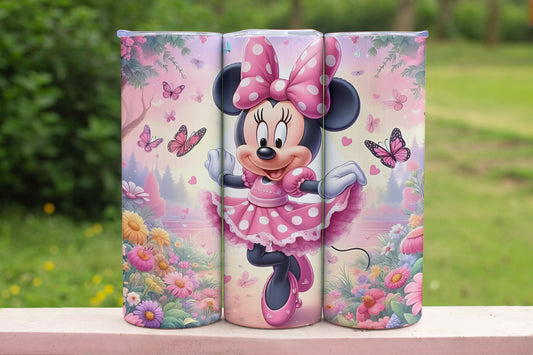 Minnie M Themed Stainless Steel Vacuum Insulated Tumbler