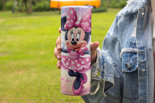 Minnie M Themed Stainless Steel Vacuum Insulated Tumbler