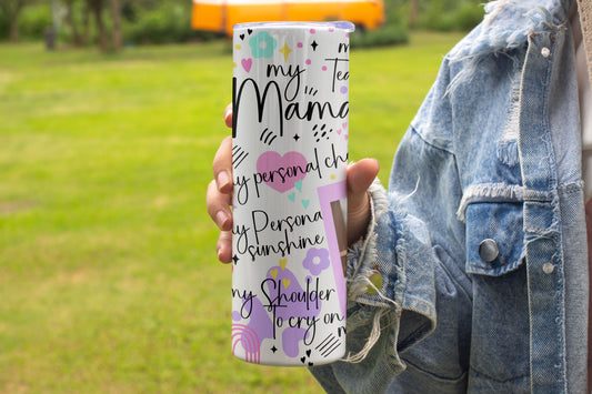 Mom Photo Personalised Kids Stainless Steel Vacuum Insulated Tumblerr
