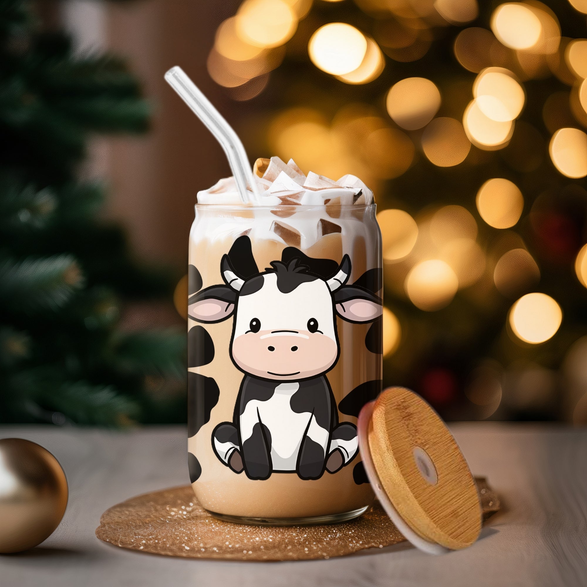Moo - Glass Tumbler
