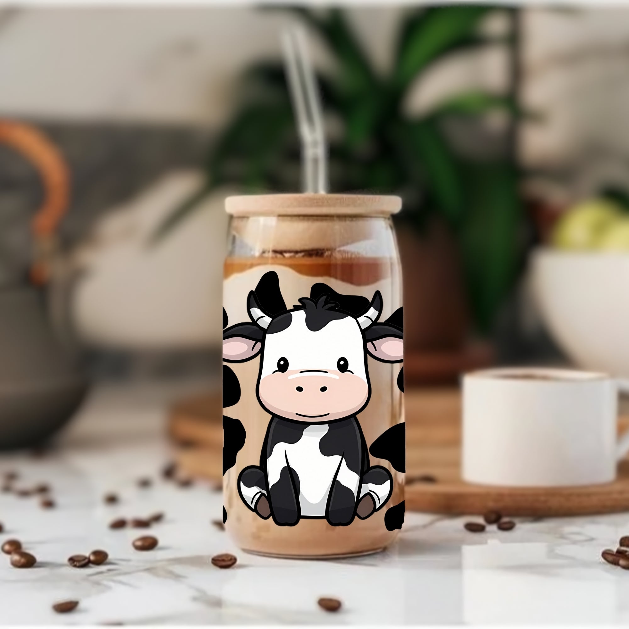 Moo - Glass Tumbler