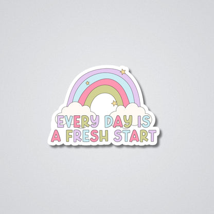 A Fresh Start Vinyl Waterproof Sticker