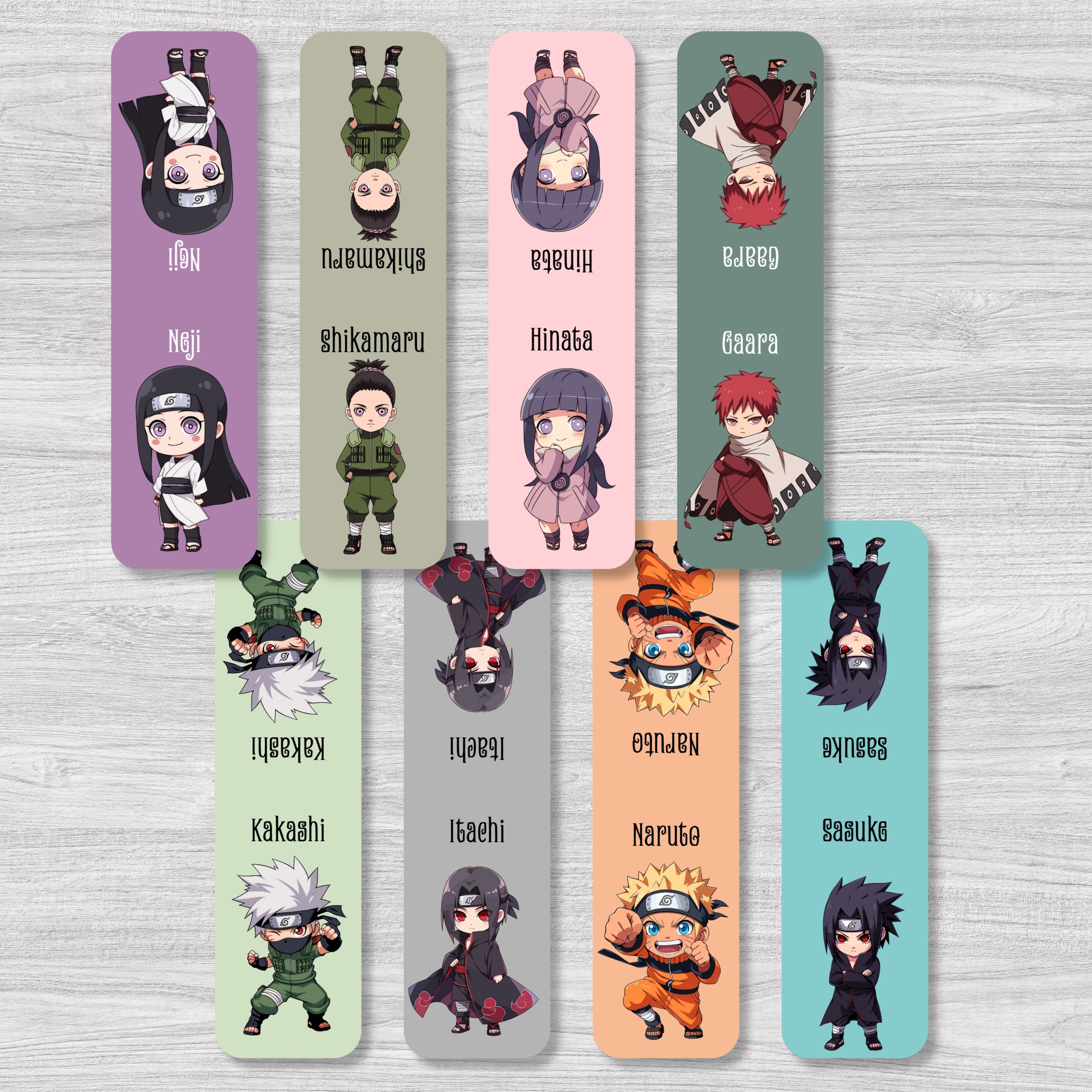 Naruto - 1 Magnetic Bookmarks Bundle