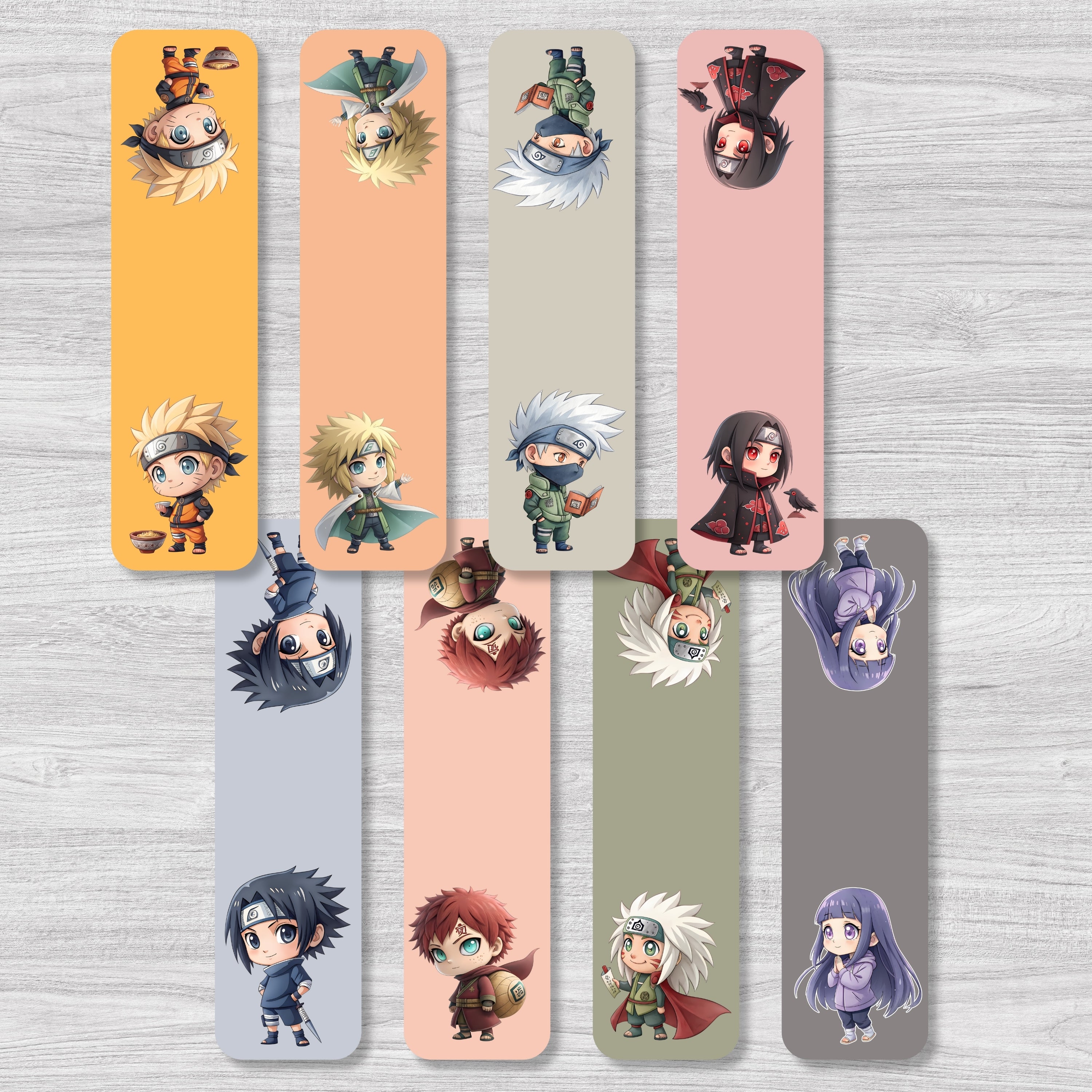 Naruto - 2 Magnetic Bookmarks Bundle