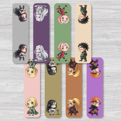 Naruto - 3 Magnetic Bookmarks Bundle