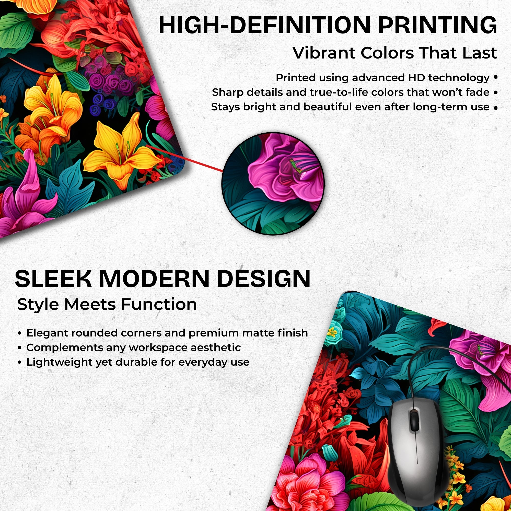 Floral Daydream Mouse Pad