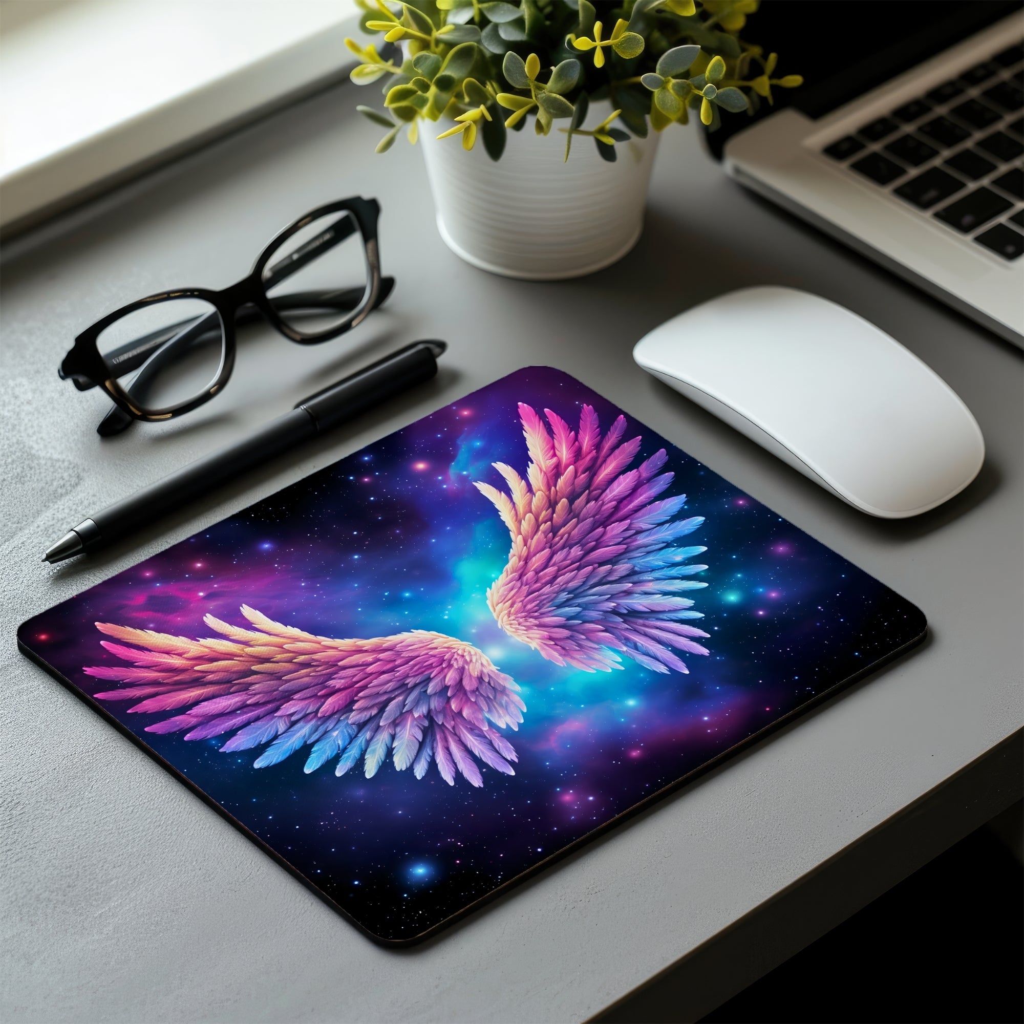 Celestial Wings Mouse Pad