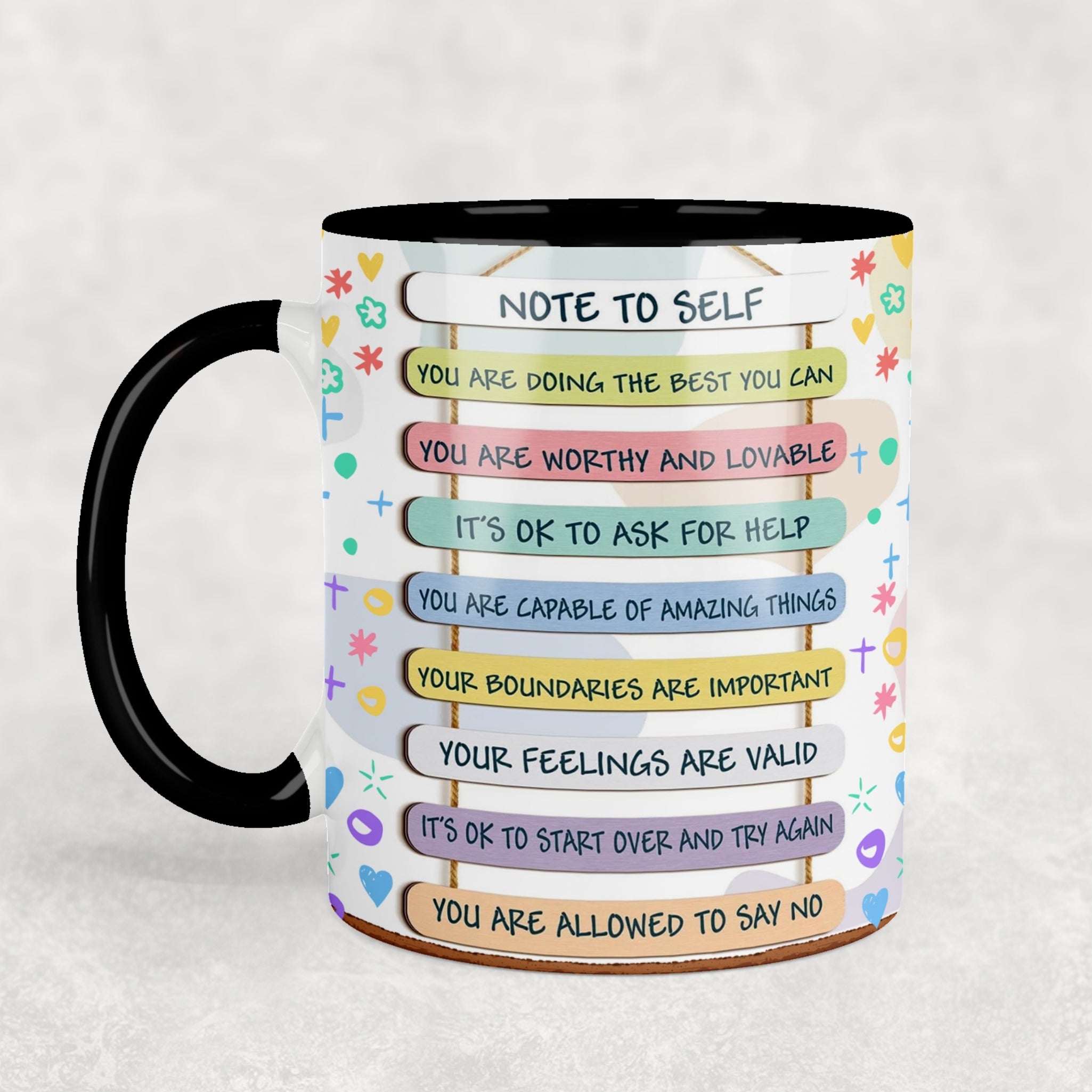 Note To Self Ceramic Mug