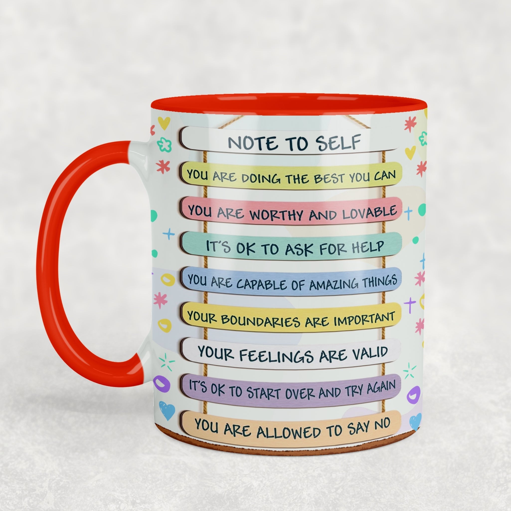 Note To Self Ceramic Mug