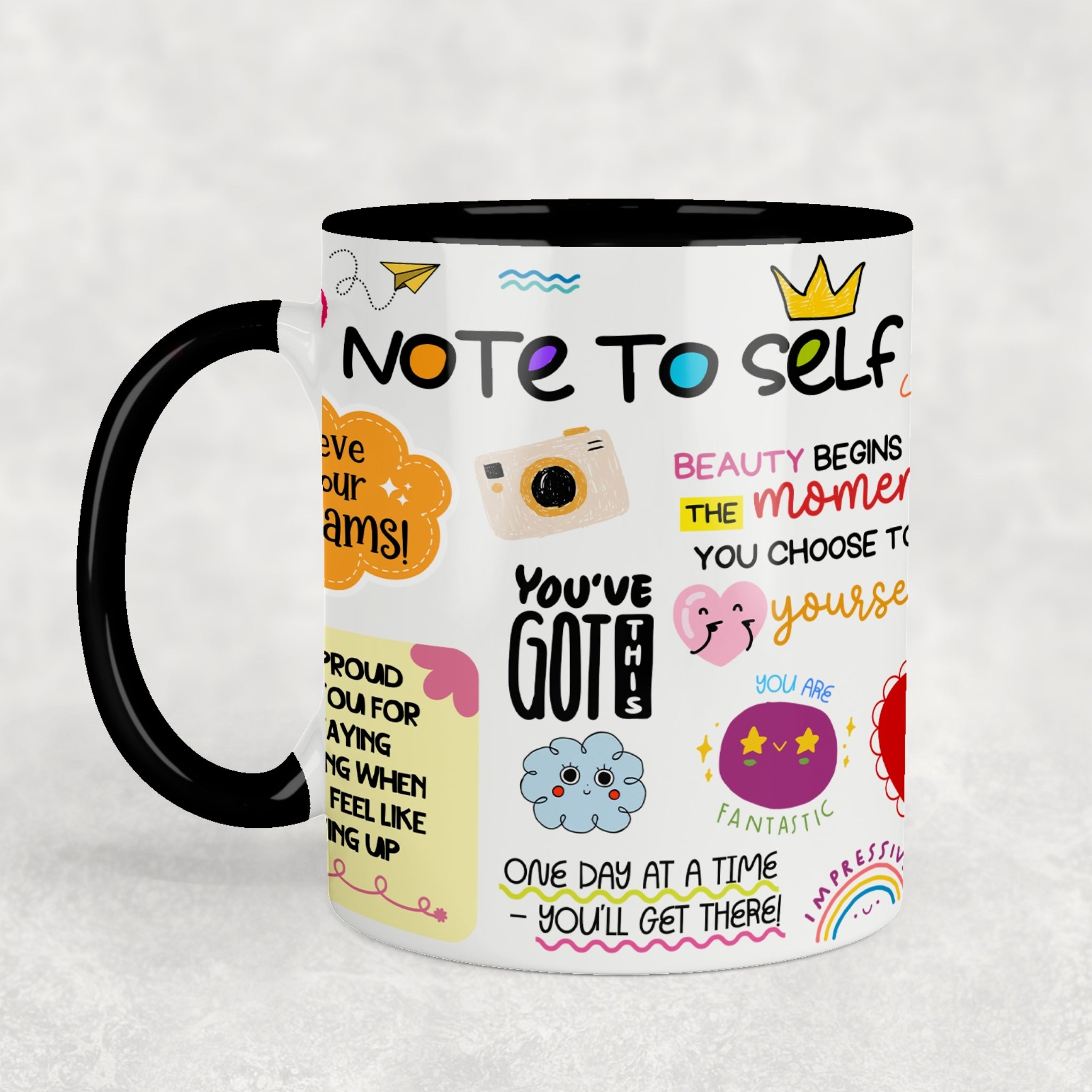 Note To Self Ceramic Mug