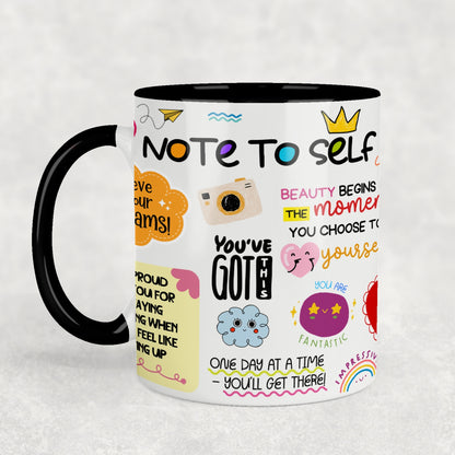 Note To Self Ceramic Mug
