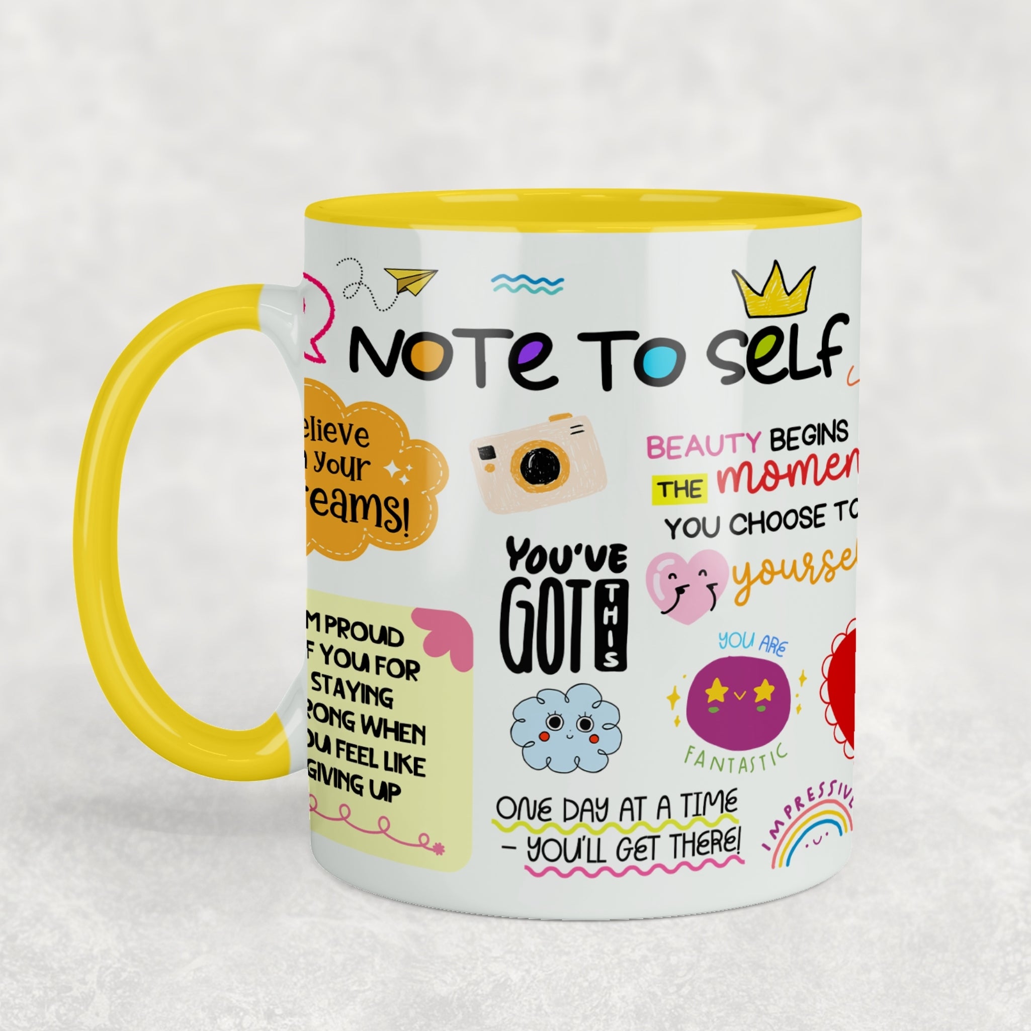 Note To Self Ceramic Mug