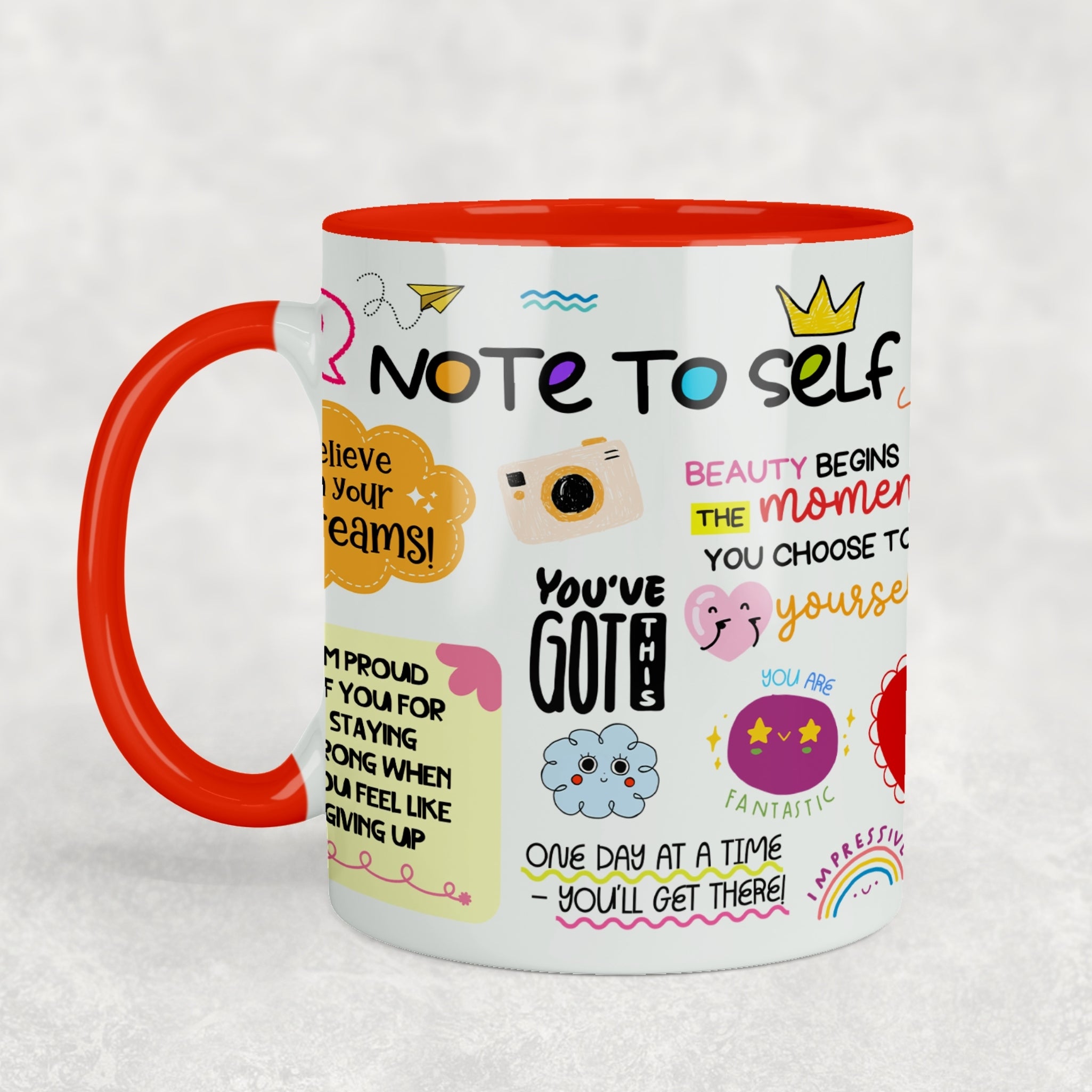 Note To Self Ceramic Mug
