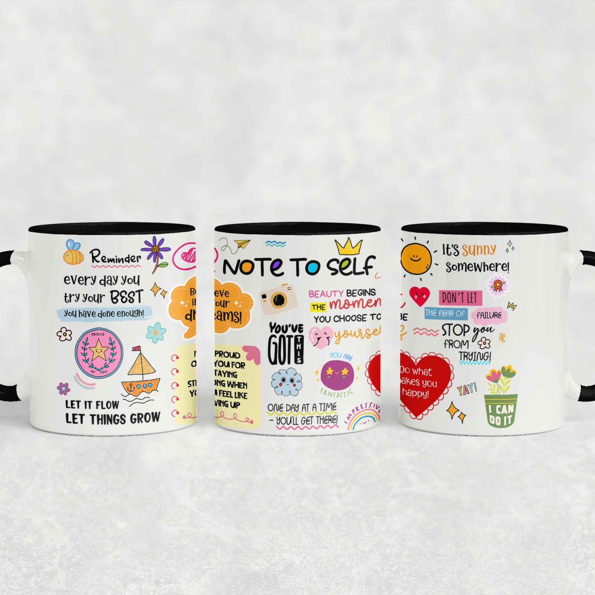 Note To Self Ceramic Mug