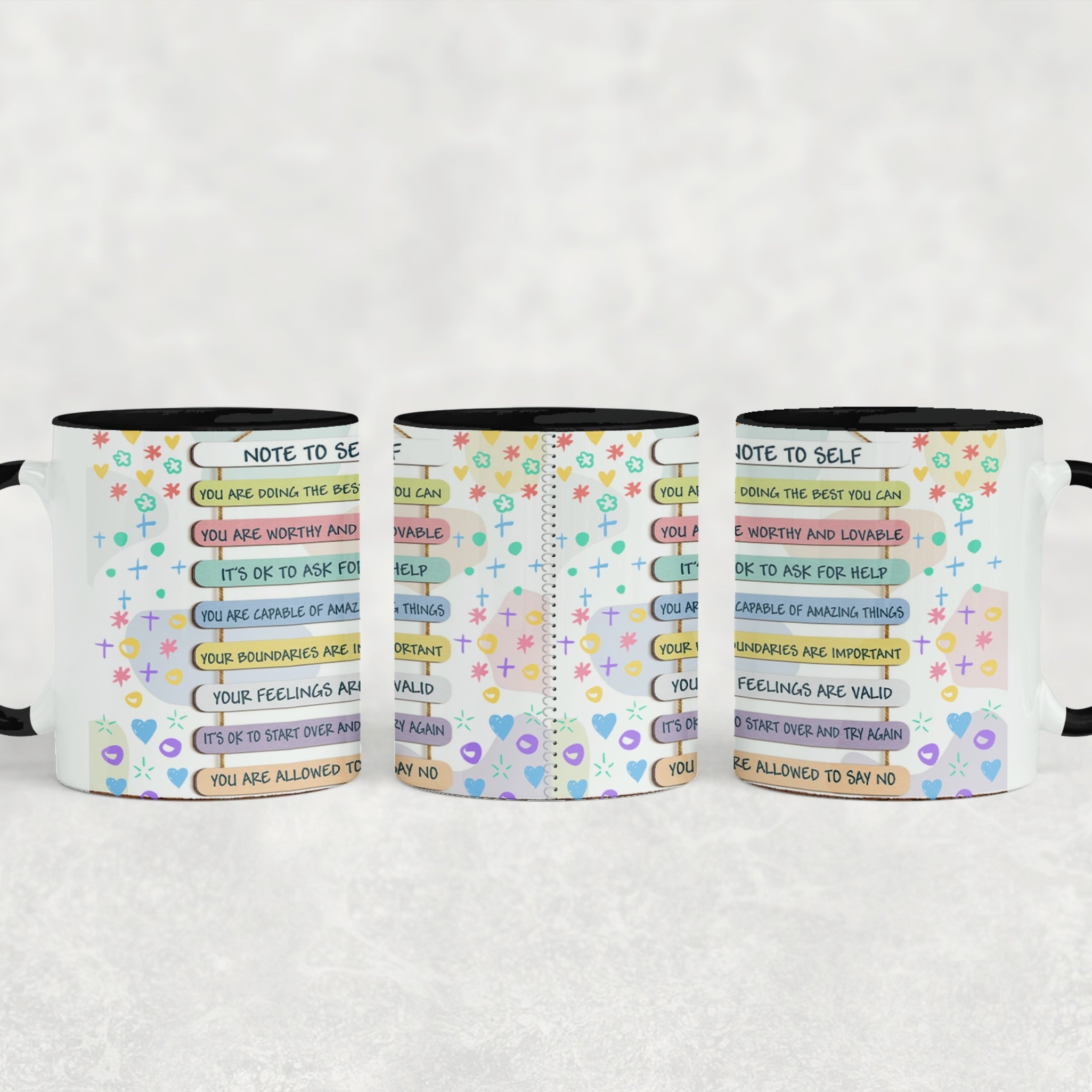 Note To Self Ceramic Mug