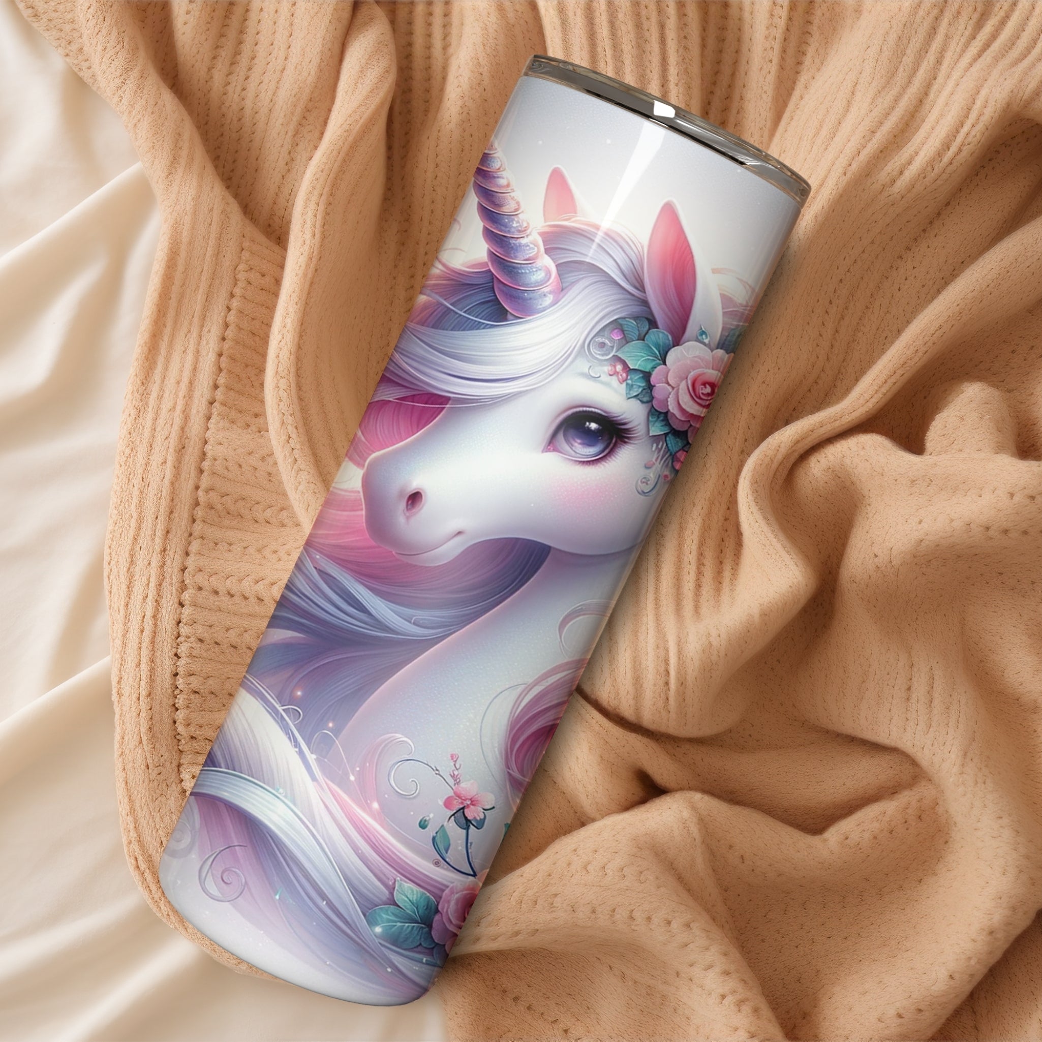 Unicorn Love Themed Stainless Steel Vacuum Insulated Tumbler