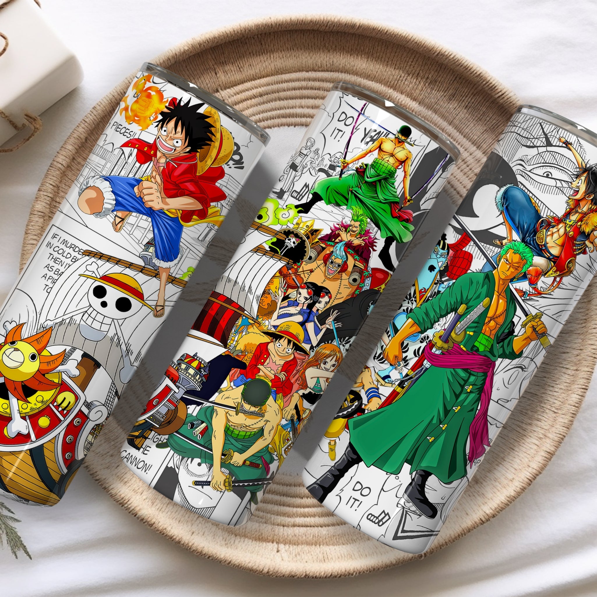 One Piece Themed Stainless Steel Vacuum Insulated Tumbler