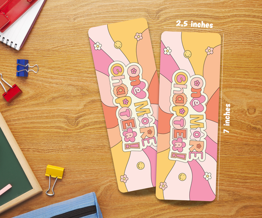 One More Chapter Laminated Bookmark