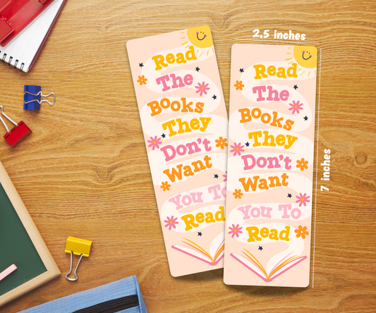 Read the books they dont want Laminated Bookmark