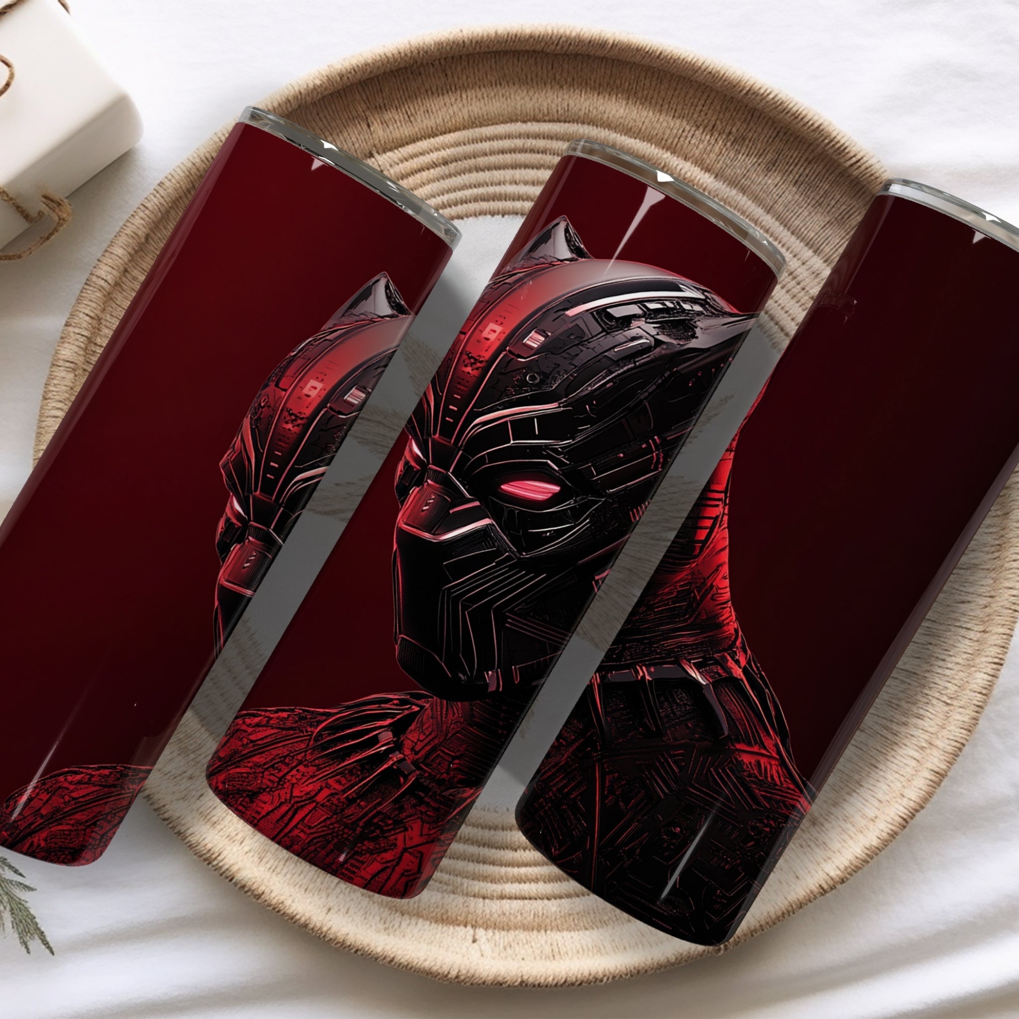 Red Panther Themed Stainless Steel Vacuum Insulated Tumbler